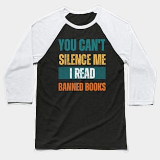 I read banned books T Shirt readers reading gift Baseball T-Shirt